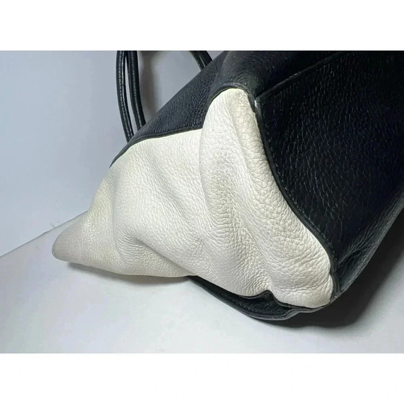 Kate spade Black and White Leather Tote Bag - Picture 4 of 6